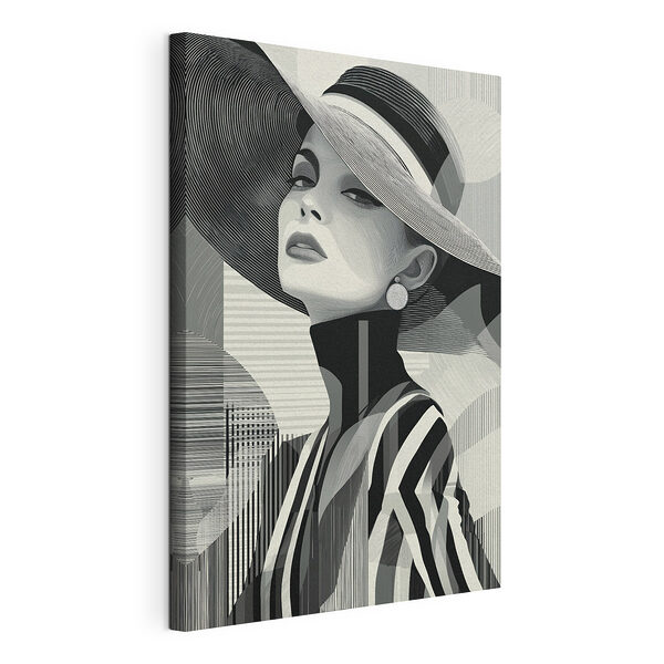 Femme portant un chapeau Tableaux Femme portant un chapeau
