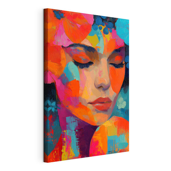 Peinture représentant le visage d'une femme Tableaux Peinture représentant le visage d'une femme