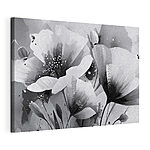 Tableaux Des fleurs délicates dans une élégance monochrome