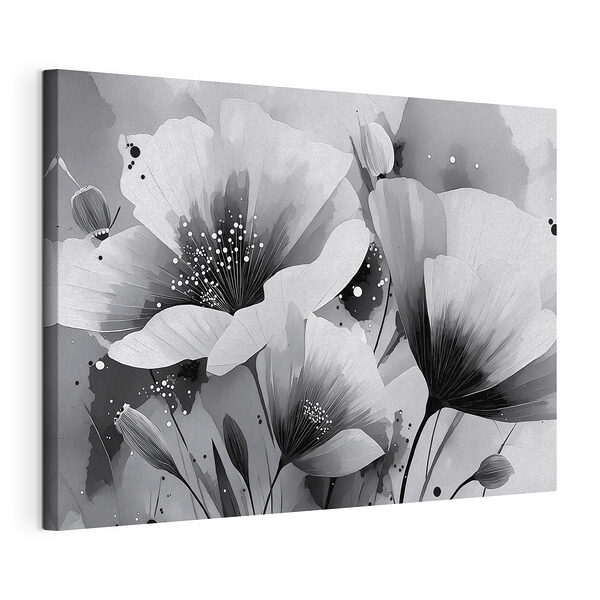 Des fleurs délicates dans une élégance monochrome Tableaux Des fleurs délicates dans une élégance monochrome