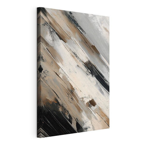 Tableaux Traits abstraits dans des tons neutres
