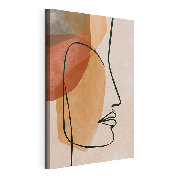Dessin représentant le visage d'une femme Tableaux Dessin représentant le visage d'une femme