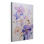 Tableaux Peinture représentant des fleurs sur un fond blanc