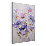 Tableaux Peinture représentant des fleurs sur un fond blanc