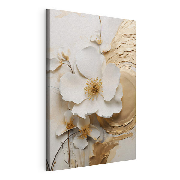 Superbe motif artistique en relief sur le thème des fleurs Tableaux Superbe motif artistique en relief sur le thème des fleurs