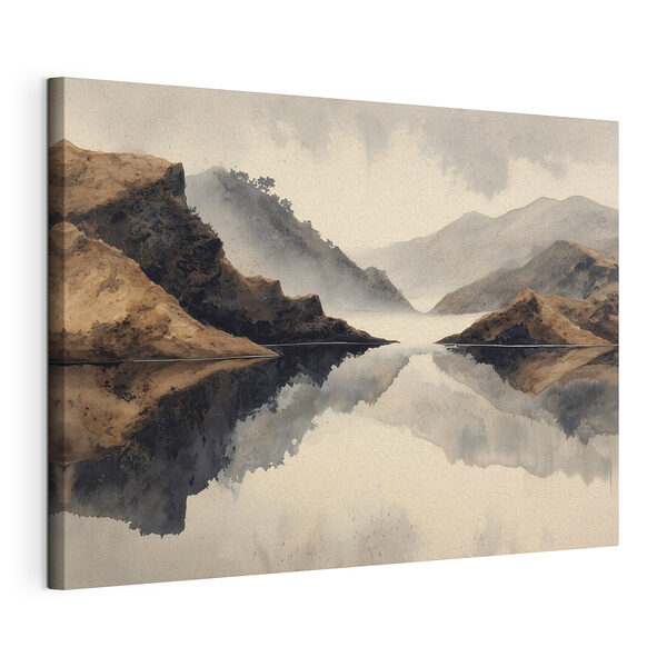 L'eau, les montagnes et le brouillard Tableaux L'eau, les montagnes et le brouillard