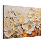 Tableaux Peinture représentant des fleurs sur un mur
