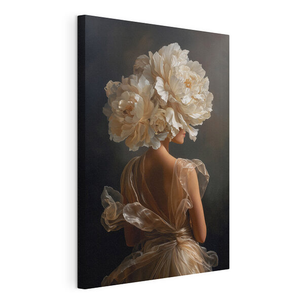 Femme avec des fleurs dans les cheveux Tableaux Femme avec des fleurs dans les cheveux