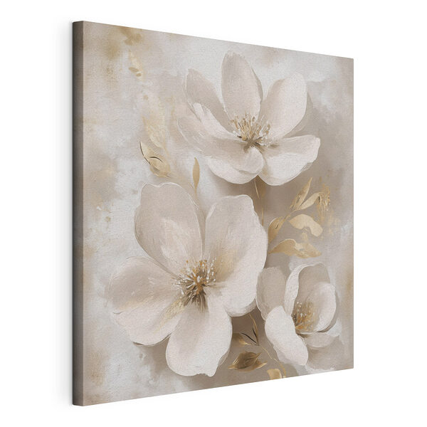 Tableau représentant des fleurs blanches Tableaux Tableau représentant des fleurs blanches