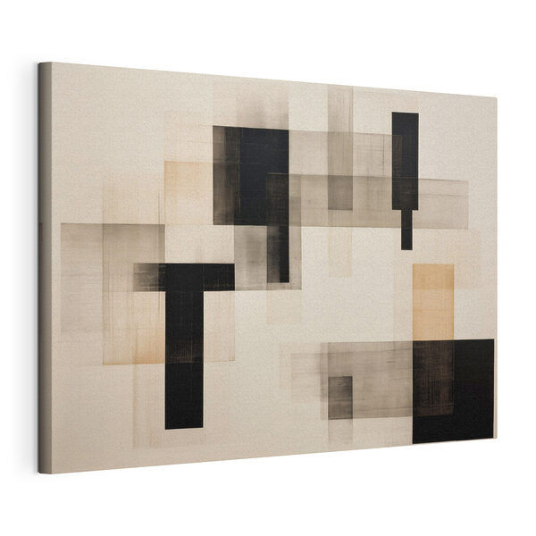 Tableaux Carrés noirs, fauves et fauves