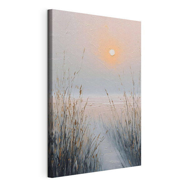 Le soleil au-dessus d'un lac Tableaux Le soleil au-dessus d'un lac