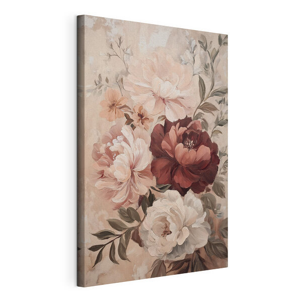 Peinture représentant des fleurs sur un mur Tableaux Peinture représentant des fleurs sur un mur