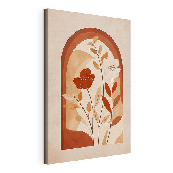 Peinture représentant des fleurs et des feuilles Tableaux Peinture représentant des fleurs et des feuilles