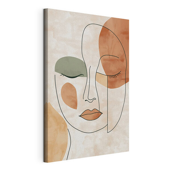 Tableaux Dessin représentant le visage d'une femme