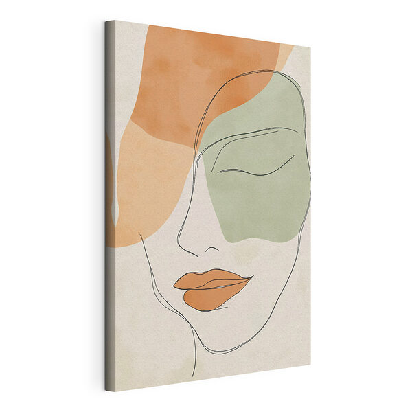 Dessin représentant le visage d'une femme Tableaux Dessin représentant le visage d'une femme