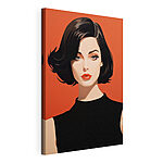 Tableaux Femme aux cheveux noirs courts
