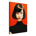 Tableaux Femme aux cheveux noirs courts
