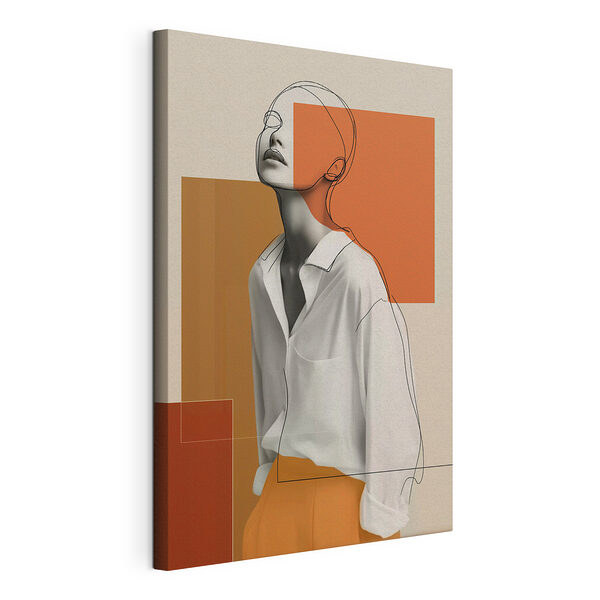 Une femme en chemise blanche Tableaux Une femme en chemise blanche