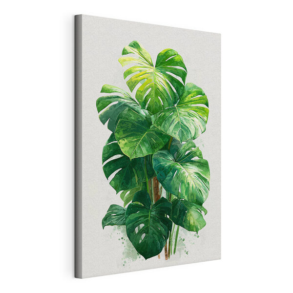 Grande plante verte aux grandes feuilles Tableaux Grande plante verte aux grandes feuilles