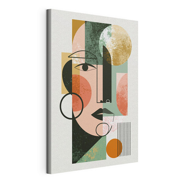 Œuvre d'art représentant un visage Tableaux Œuvre d'art représentant un visage