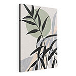 Tableaux Plante avec des feuilles et des cercles