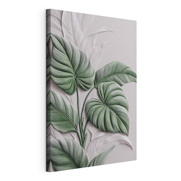 - Des feuilles luxuriantes en relief délicat Tableaux - Des feuilles luxuriantes en relief délicat