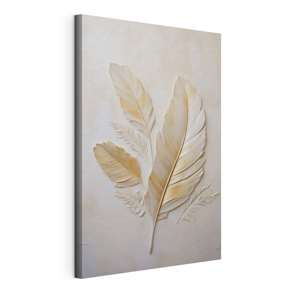 Des feuilles délicates composent une œuvre d'art empreinte de sérénité Tableaux Des feuilles délicates composent une œuvre d'art empreinte de sérénité