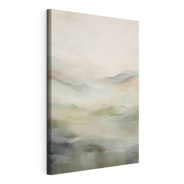 Paysage brumeux avec des collines et des nuages Tableaux Paysage brumeux avec des collines et des nuages