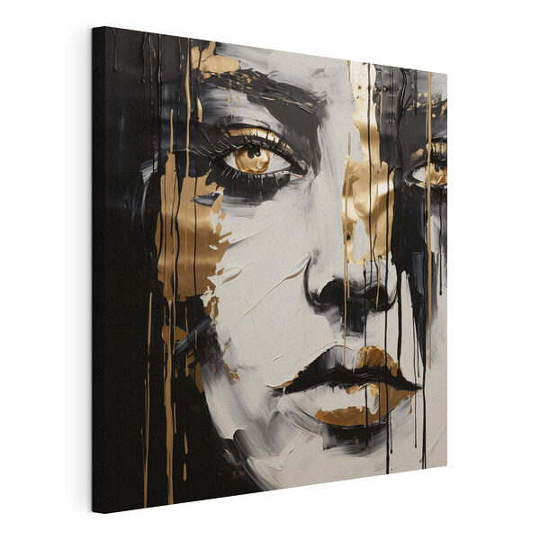 Une beauté mystérieuse en noir et blanc Tableaux Une beauté mystérieuse en noir et blanc