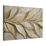 Tableaux Motifs de feuilles fluides dans des tons doux