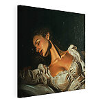 Tableaux Une femme en robe blanche
