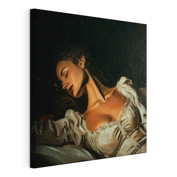 Tableaux Une femme en robe blanche (UGS : s50126) Tableaux Tableaux Une femme en robe blanche (UGS : s50126)