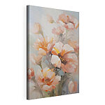 Tableaux Peinture représentant des fleurs sur un fond blanc