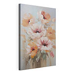 Tableaux Peinture représentant des fleurs sur un fond blanc