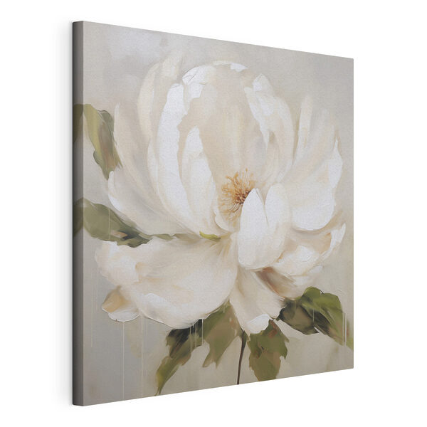 Tableaux Peinture représentant une fleur blanche