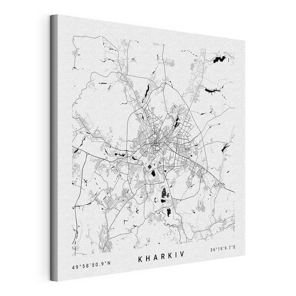 Carte d'une ville Tableaux Carte d'une ville