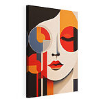 Tableaux Visage aux couleurs et aux formes variées