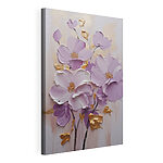 Tableaux Peinture représentant des fleurs sur un fond blanc