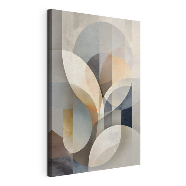 Tableaux Tableaux Des courbes douces dans des tons discrets (UGS : s49943)