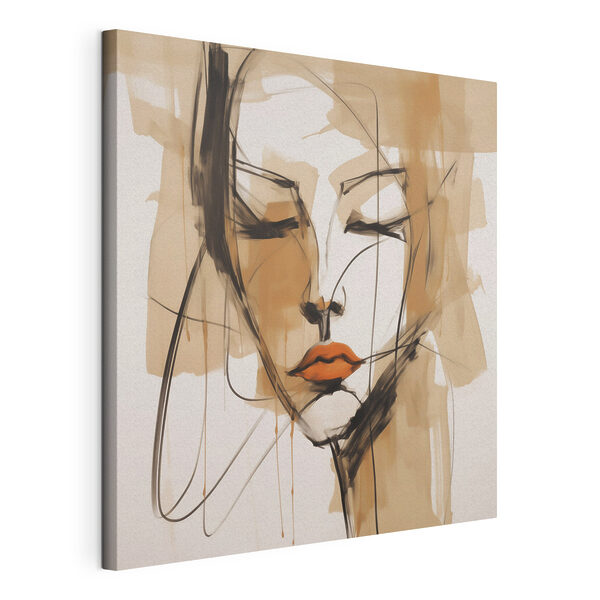 Tableaux Peinture représentant le visage d'une femme (UGS : s50185) Tableaux Tableaux Peinture représentant le visage d'une femme (UGS : s50185)