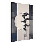 Tableaux Arbre avec un cercle et des lignes