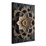 Tableaux Motif floral raffiné dans des tons discrets