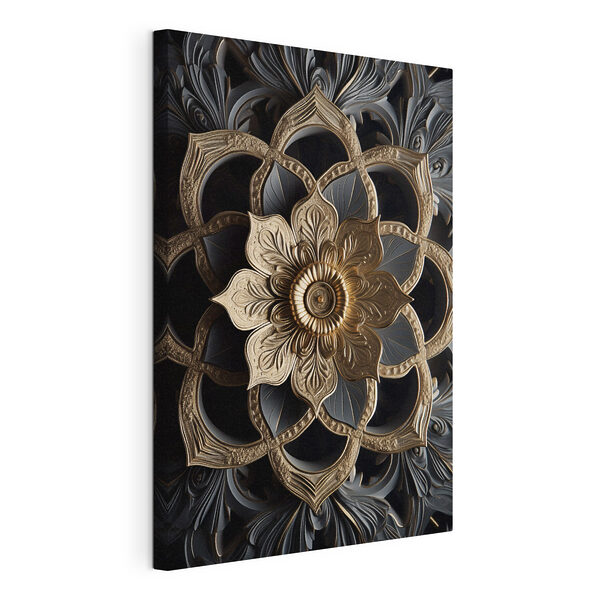 Tableaux Tableaux Motif floral raffiné dans des tons discrets (UGS : s50170)