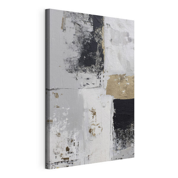 Tableaux Tableaux Peinture en blanc et noir (UGS : s47134)