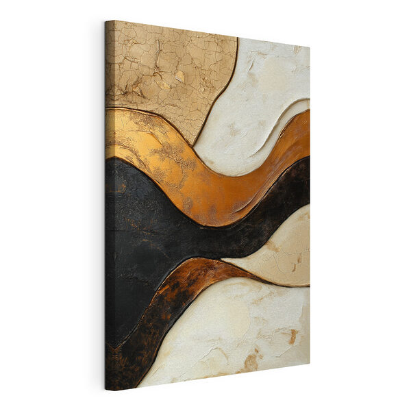 Tableaux - Des formes fluides dans des tons terreux