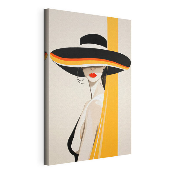 Tableaux Femme portant un chapeau