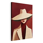 Tableaux Femme portant un chapeau