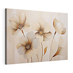 Tableaux Peinture représentant des fleurs sur un mur