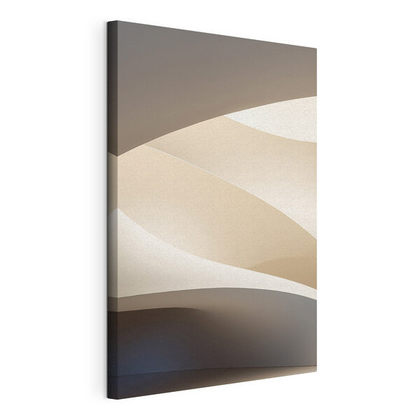 Tableaux Formes courbes blanches et beiges