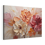 Tableaux Peinture représentant des fleurs sur un mur